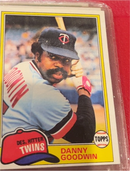 1981 Topps #527 Danny Goodwin — front