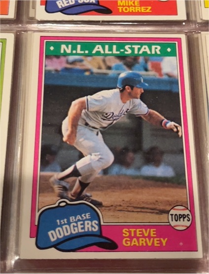 1981 Topps #530 Steve Garvey — front