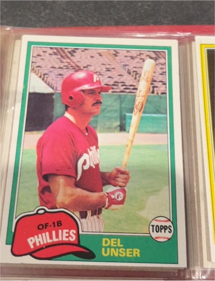 1981 Topps #566 Del Unser — front