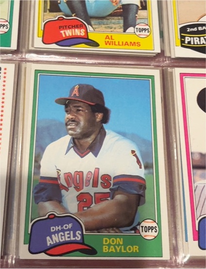 1981 Topps #25 Don Baylor — front