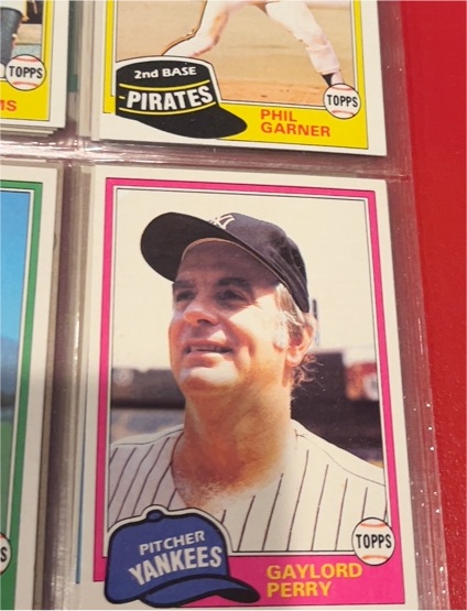 1981 Topps #250 Gaylord Perry — front