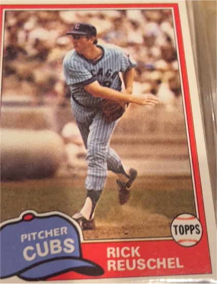 1981 Topps #645 Rick Reuschel — front