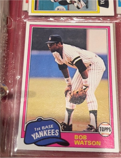 1981 Topps #690 Bob Watson — front