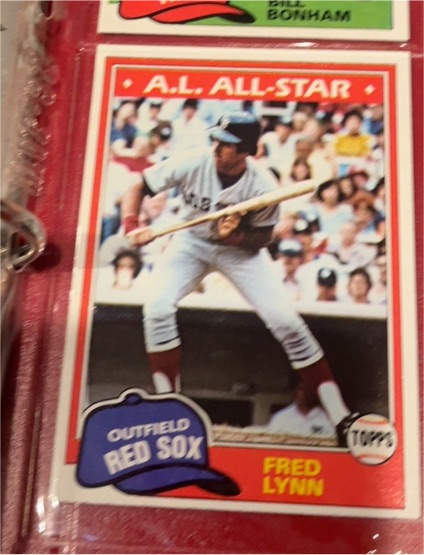 1981 Topps #720 Fred Lynn — front