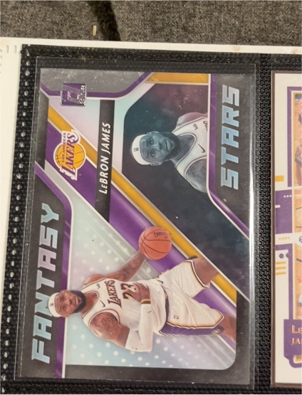 2020-21 Donruss Fantasy Stars #1 LeBron James — front