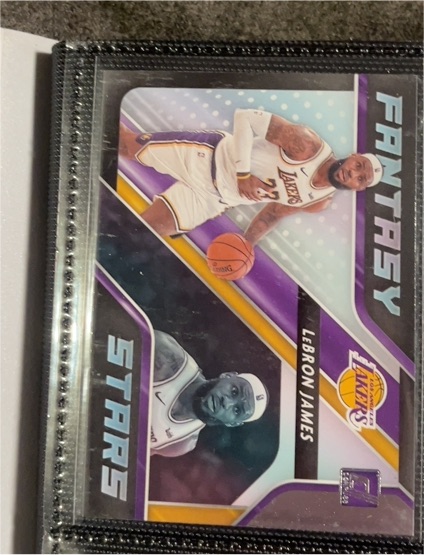 2020-21 Panini Donruss Fantasy Stars #1 LeBron James — front
