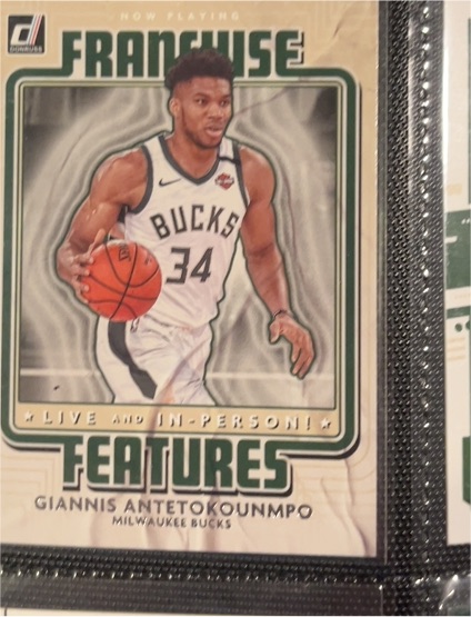 2020-21 Donruss Franchise Features #17 Giannis Antetokounmpo — front