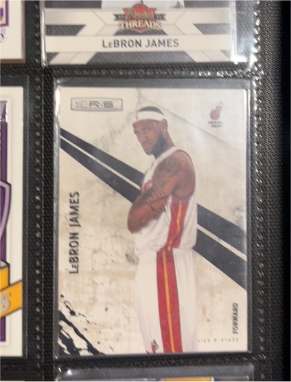 2003 Fleer #1 LeBron James — front