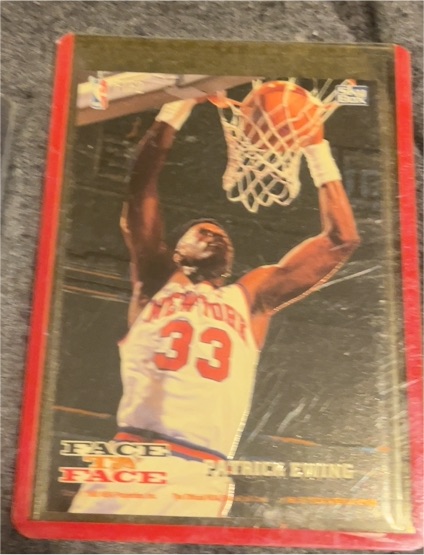 1993 Hoops Face to Face #FTF2 Patrick Ewing — front