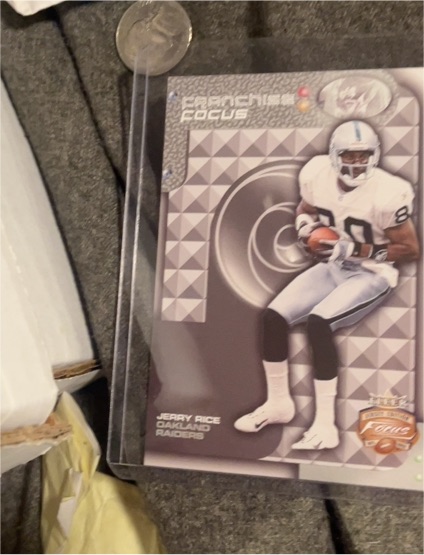 2002 Fleer Focus Jersey Edition Franchise Focus #23 Jerry Rice — front