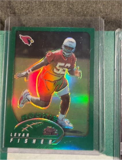 2002 Topps Chrome #238 Levar Fisher Rookie Card — front