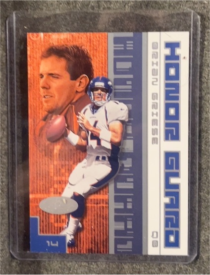2001 Fleer Hot Prospects #20 Brian Griese Honor Guard Insert — front