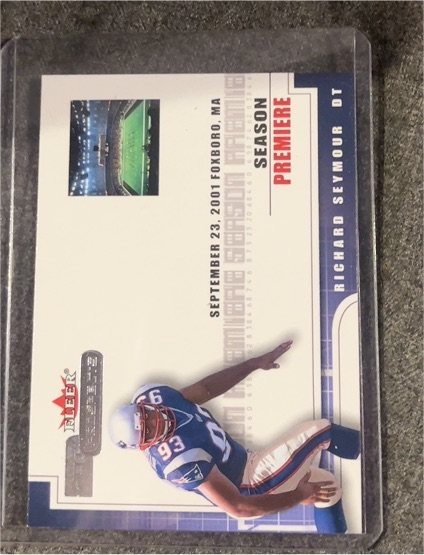 2001 Fleer Premium Season Premiere Richard Seymour — front