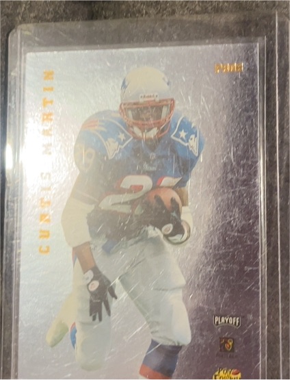 1996 Playoff Contenders Open Field Foil #5 Curtis Martin — front