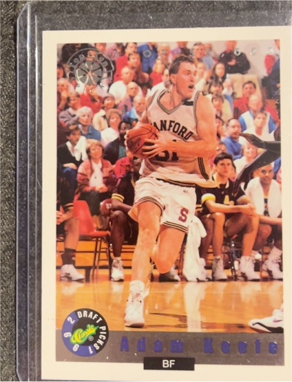 1992 Classic Draft Picks #45 Adam Keefe — front