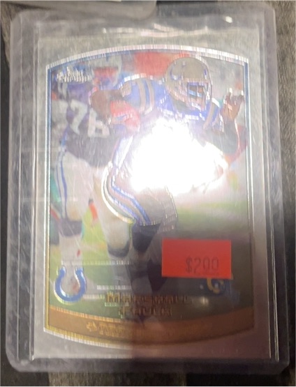 1999 Topps Chrome #74 Marshall Faulk — front