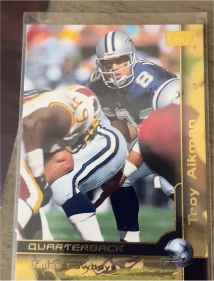 2000 Skybox #156 Troy Aikman — front