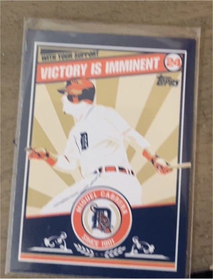2009 Topps Updates & Highlights #PP22 Miguel Cabrera Propaganda — front