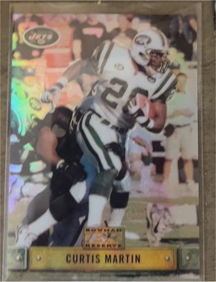 2000 Bowman Reserve #71 Curtis Martin — front