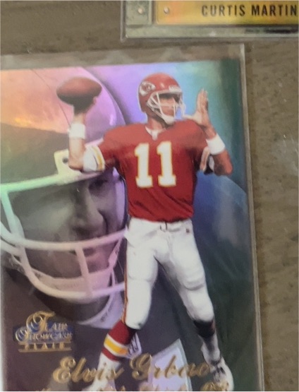 1998 Flair Showcase #57 Elvis Grbac Kansas City Chiefs — front