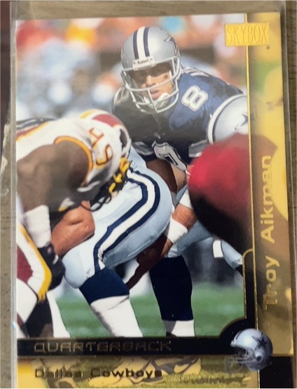 2000 Skybox #156 Troy Aikman Dallas Cowboys — front