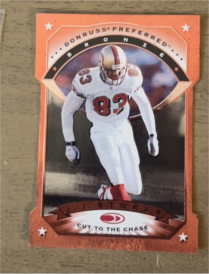 1997 Donruss Preferred Bronze #90 J.J. Stokes — front