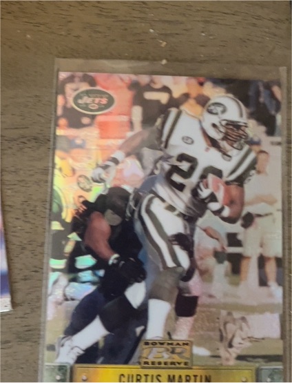 2000 Bowman Reserve #34 Curtis Martin — front