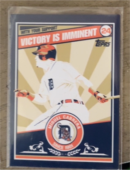 2009 Topps Updates & Highlights Propaganda #PP22 Miguel Cabrera — front