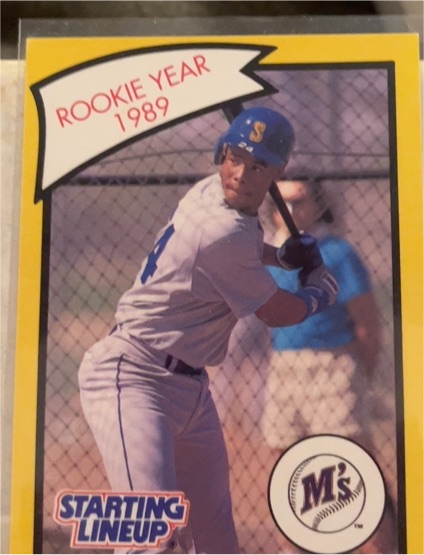 1989 Starting Lineup Ken Griffey Jr. Rookie Year Seattle Mariners — front