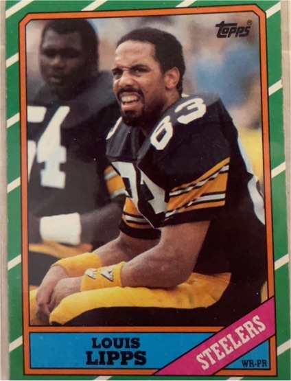 1986 Topps #284 Louis Lipps — front