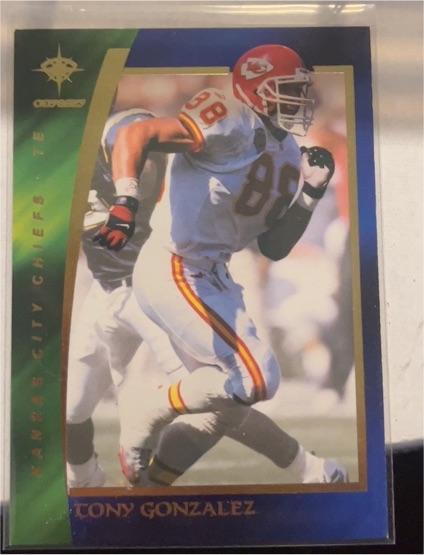 2000 Collector's Edge Odyssey #49 Tony Gonzalez — front