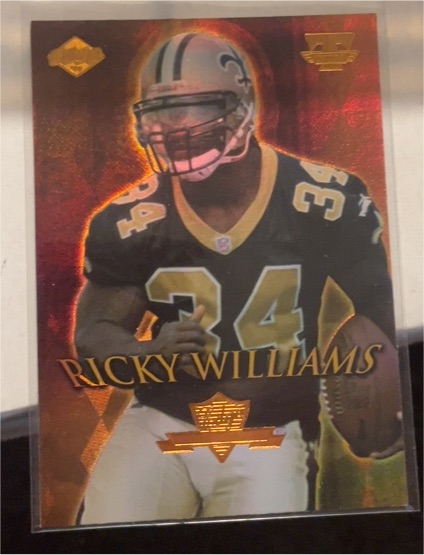 1999 Collector's Edge Triumph Commissioner's Choice #CC6 Ricky Williams — front