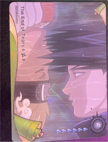 2025 Kayou Naruto TCG NRSA03-R-046L1 Sasuke Uchiha The End of Tears — front
