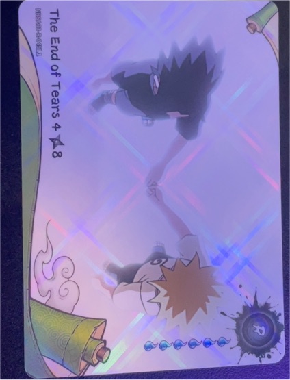 2025 Kayou Naruto CCG The End of Tears 4 #8 Naruto & Sasuke — front
