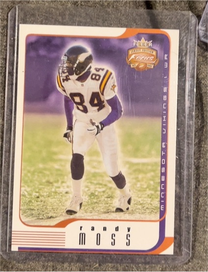 2002 Fleer Focus Jersey Edition #45 Randy Moss — front