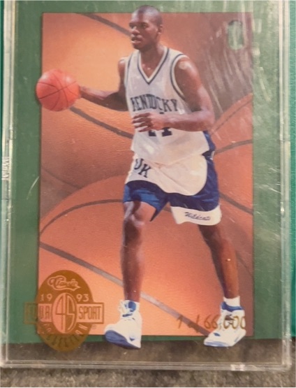 1993 Classic Four Sport #O Jamal Mashburn — front