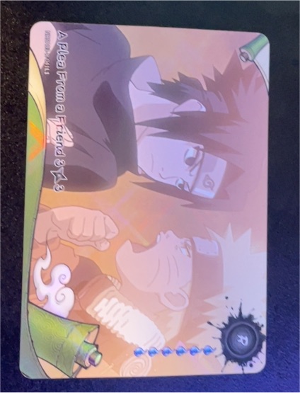 2023 Kayou Naruto #NRSA03-R-041L1 A Plea From a Friend — front