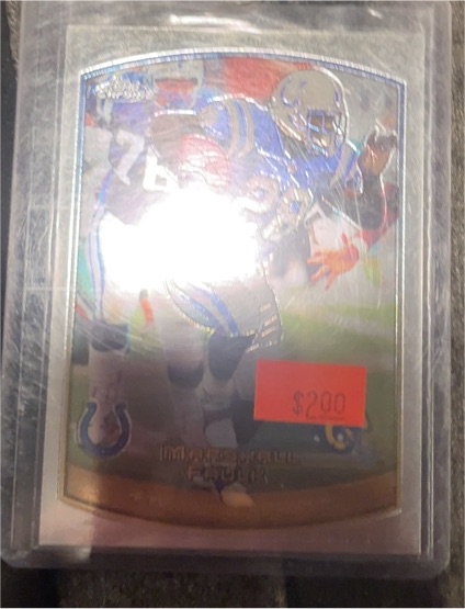 1999 Topps Chrome #74 Marshall Faulk — front