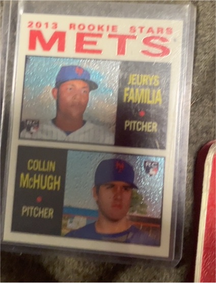 2013 Topps Heritage Chrome #HC99 Jeurys Familia / Collin McHugh Rookie Stars — front
