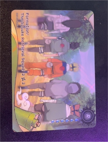 2025 Kayou Naruto #NRSA03-R-006L1 Formation! The Sasuke Retrieval Squad — front