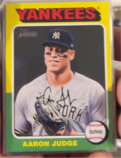 2024 Topps Heritage #112 Aaron Judge — front