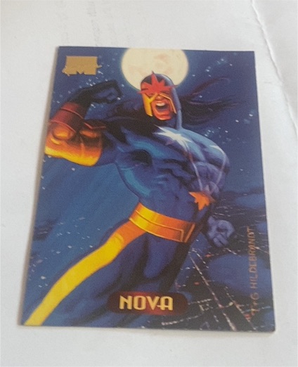 1994 Fleer Marvel Masterpieces #86 Nova — front