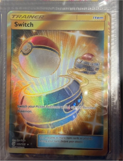 2017 Pokémon TCG Sun & Moon #160 Switch — front