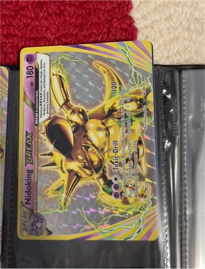 2014 Pokémon XY Evolutions #46 Nidoking BREAK — front