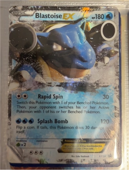 2014 Pokémon XY #XY30 Blastoise EX — front