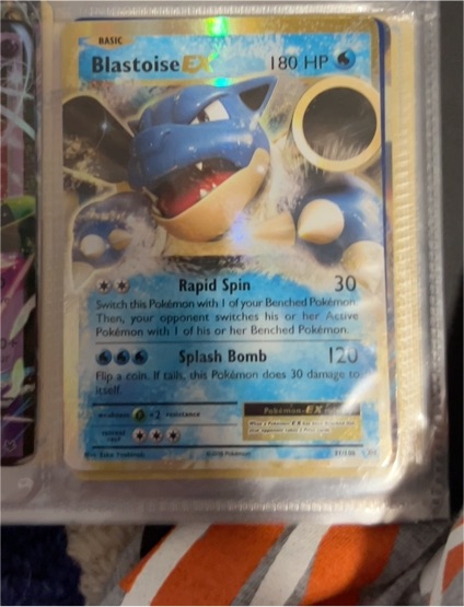 2016 Pokémon TCG XY Evolutions #21 Blastoise EX — front