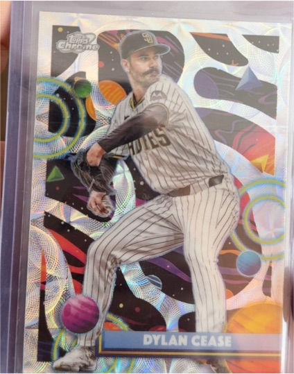 2025 Topps Chrome Cosmic #168 Dylan Cease — front
