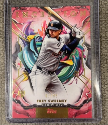2025 Topps Inception #40 Trey Sweeney — front