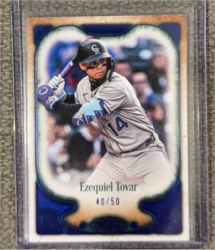 2026 Topps Tier One #40/50 Ezequiel Tovar — front