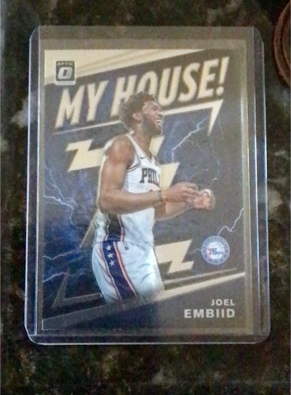 2019-20 Panini Donruss Optic My House #4 Joel Embiid — front